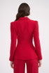 Beaded Sleeves And Neck, Double Breasted Jacket